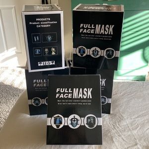FULL FACE GAS/CHEMICAL MASKS
